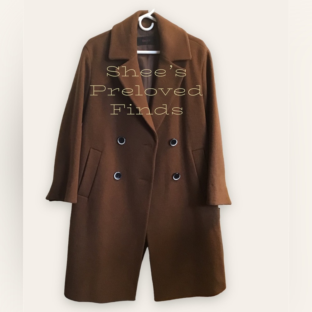SOUP brand wool coat fit medium to large